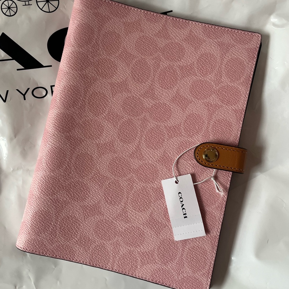 Coach Pink Notebook